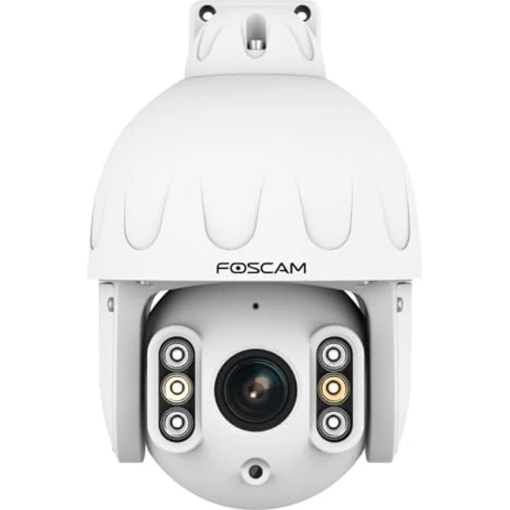 Foscam SD8EP 8 MP PoE PTZ Dome Überwachungskamera mit 4-Fach optischem Zoom, UHD-Videoqualität, HDR, für Innen- und Außenbereich, intelligenter Personen- und Fahrzeugerkennung – Bild 2