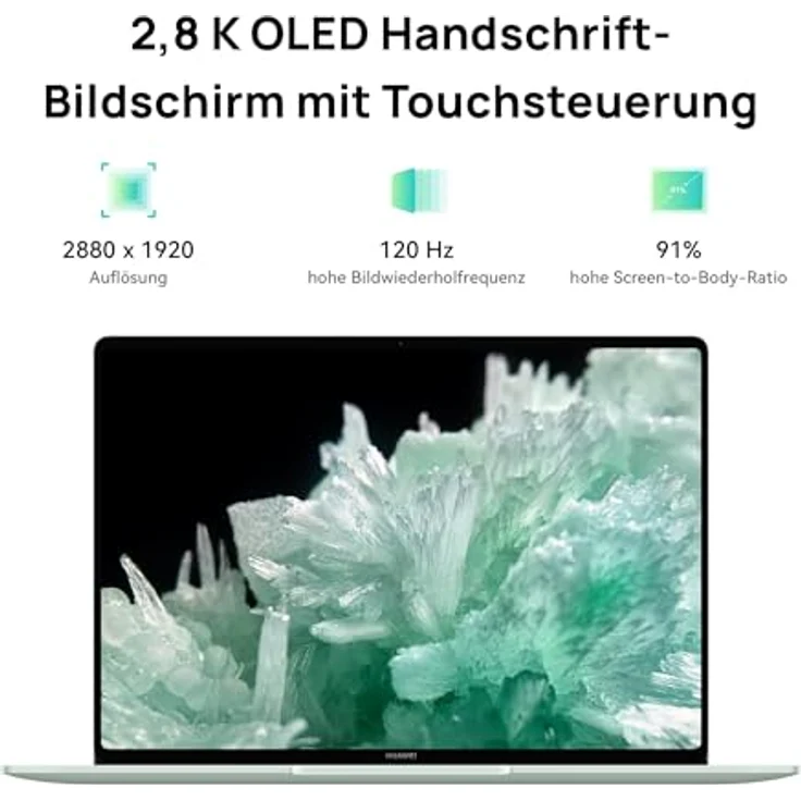 Huawei MateBook 14 Laptop (2024), 14.2" 2,8 K OLED Handschrift-Bildschirm mit Touchsteuerung, Ultraschlankes Design, Intel Core Ultra 5 Processors, 16GB+512GB, 19-Hour Continuous Video Playback, Space Grey – Bild 3