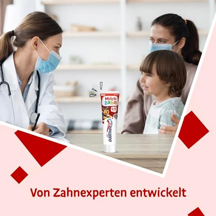 Odol-med3 Zahnpasta Milchzahn, 24h Kariesschutz für gesunde Milchzähne bis 6 Jahre, 50ml, 95% natürliche Inhaltsstoffe, Packung mit 2 – Bild 2