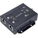 Wantec 2wIP 2-Draht Ethernet Adapter mit PoE - BNC - Client | Kameraseite | Empfänger - 2-Port