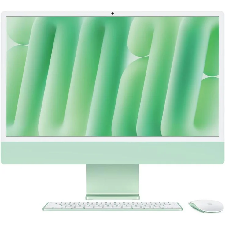 Apple iMac 24 Zoll (2024), M4-Chip, 16 GB RAM, 1 TB SSD, Grün, All-in-One-PC mit 4480 x 2520 Auflösung
