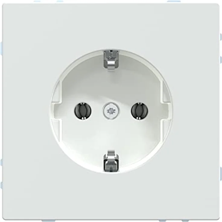 Merten System Design Steckdose MEG2301-6035, Lotosweiß glänzend, 16 A, elegante und zeitlose Bauart – Bild 5