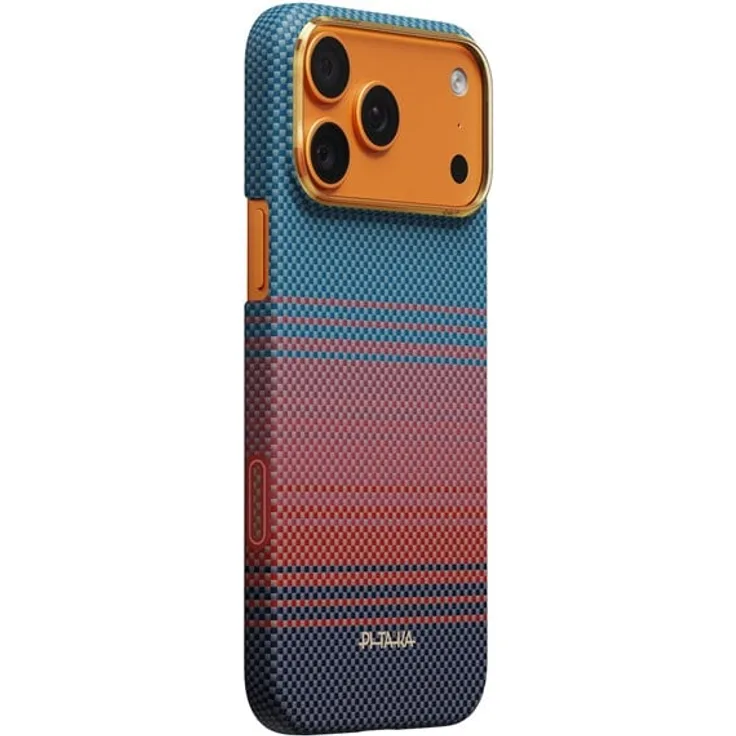 PITAKA Edge Case California Dream Sunset 2.0 #3, Handyhülle für iPhone 17 Pro Max, Aramidfaser, MagSafe-kompatibel, sonnenuntergangsinspiriertes Design
