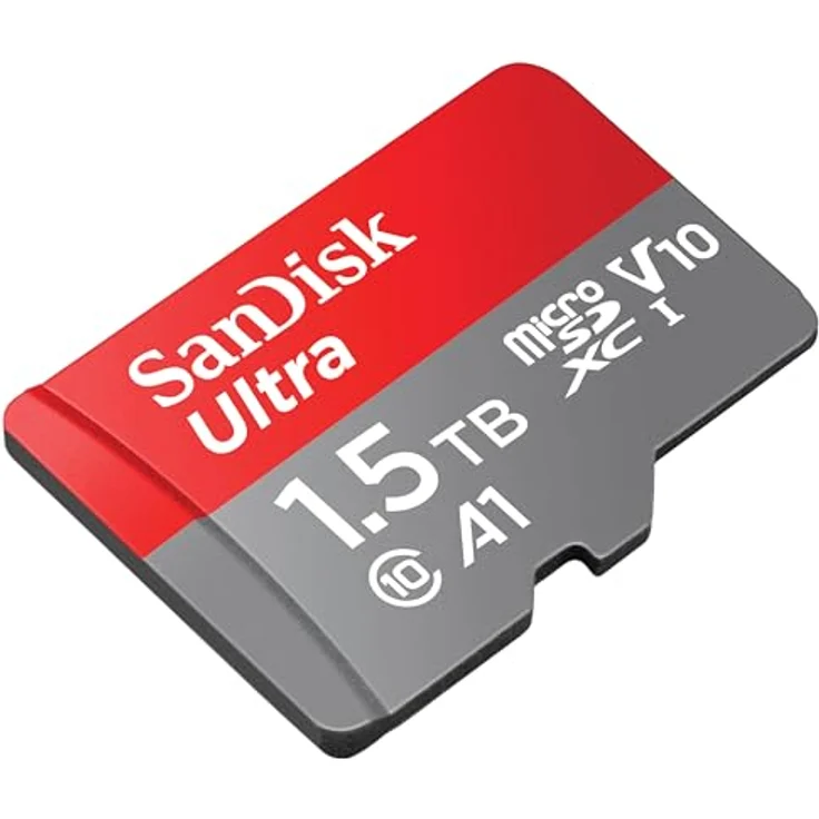 Sandisk microSDXC Ultra 1,5TB, Adapter "Mobile" Speicherkarte (1500 GB, UHS-I Class 10, 150 MB/s Lesegeschwindigkeit) – Bild 1