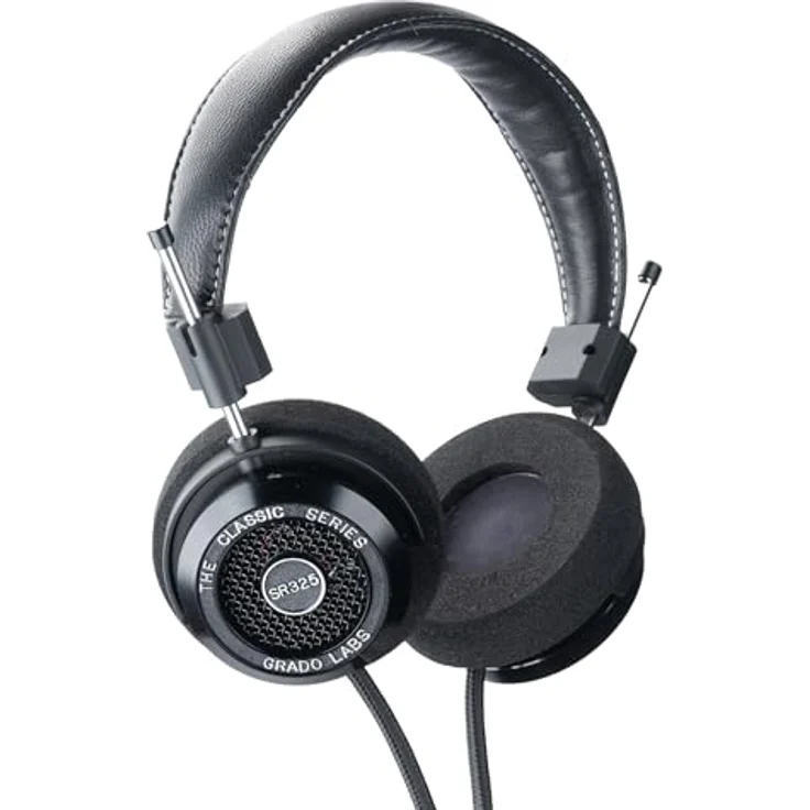 GRADO Classic Series SR325, On-Ear Kopfhörer mit offenem Design, aluminiumfarben, detaillierter Sound für Heimhören – Bild 1