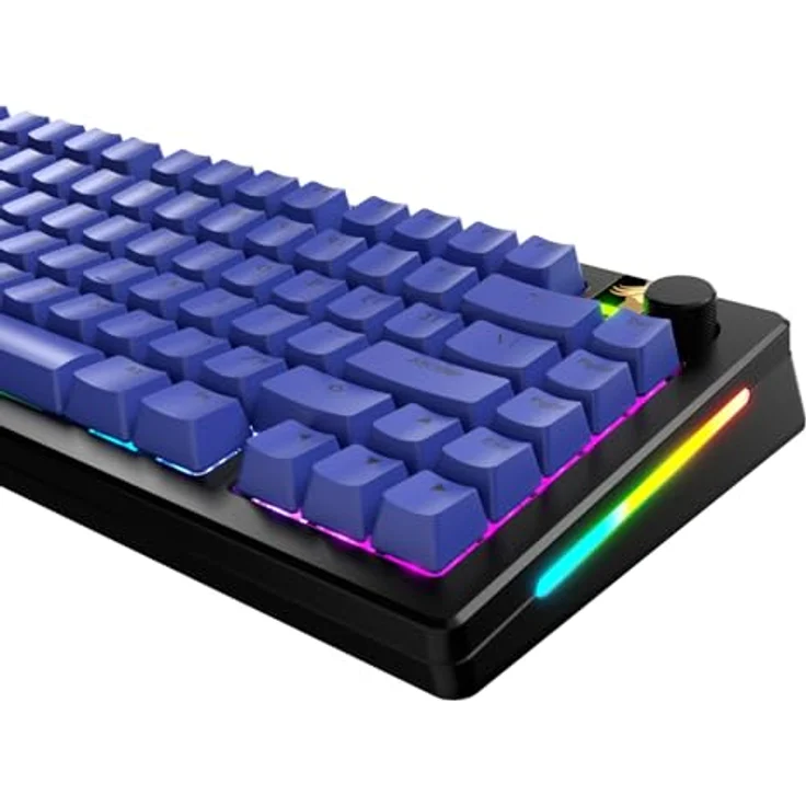 Glorious GPBT Basics Keycaps, ANSI Layout (US), PBT, Doubleshot - Mana Blue – Bild 3