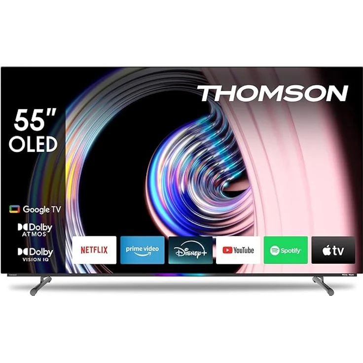 Thomson 55 Zoll (139 cm) OLED 4K UHD Google TV Sprachsteuerung Triple Tuner Smart TV - 55OG8S24-2024 – Bild 1