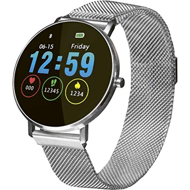 Aktivitätstracker Atlanta 9707-19 Fitness-Tracker Silber – Bild 2