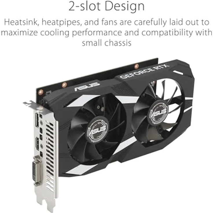 Asus DUAL-RTX3050-O6G, Next-Gen-Grafikkarte mit hoher Leistungsfähigkeit und effizienter Kühlung – Bild 4