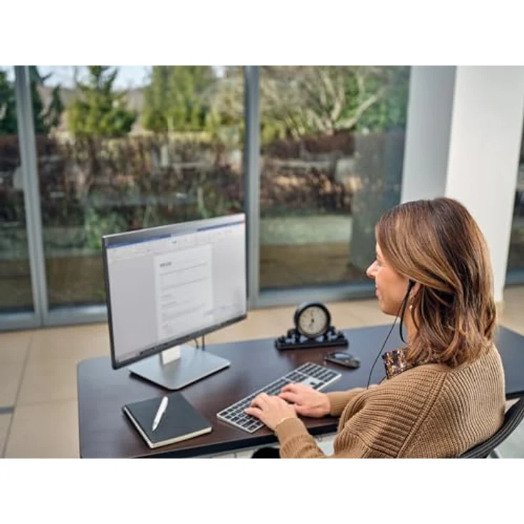 OM SYSTEM AS-2700 Audio-Transkriptionskit, USB-Fußpedal, Stereokopfhörer, ODMS R8-Software, Schwarz – Bild 5