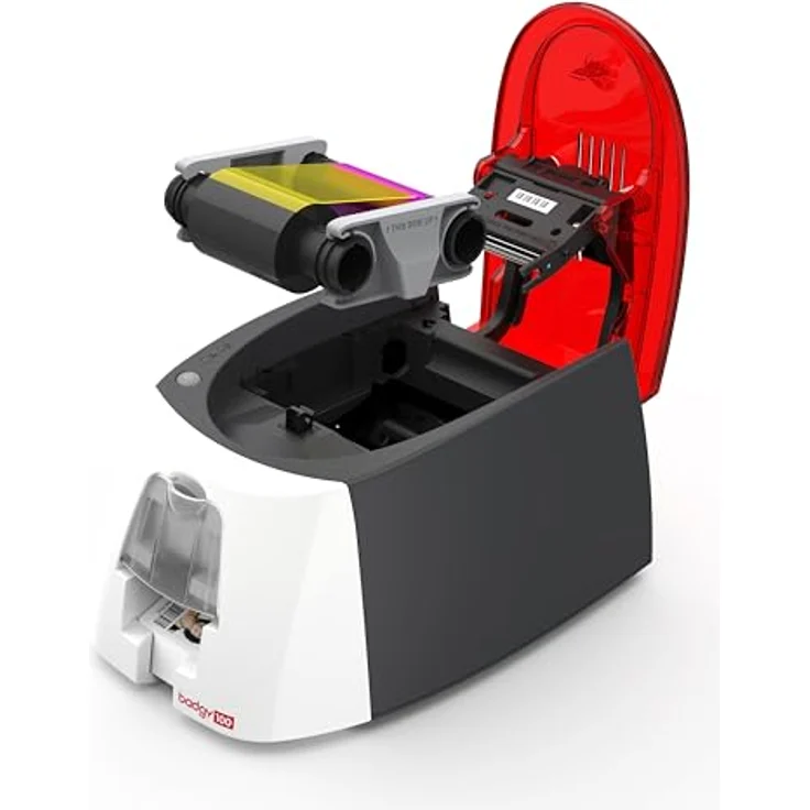 Evolis Badgy 100 - Plastikkartendrucker - Farbe, B12U0000RS – Bild 4