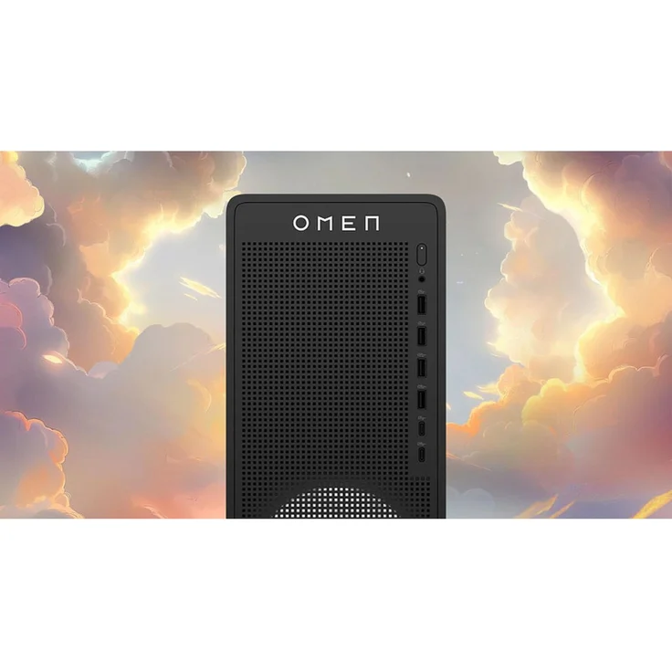 HP OMEN 16L Gaming Desktop TG03-0150ng, AMD Ryzen 5 8400F, 16 GB RAM, 512 GB SSD, NVIDIA RTX 5060, Black Metal