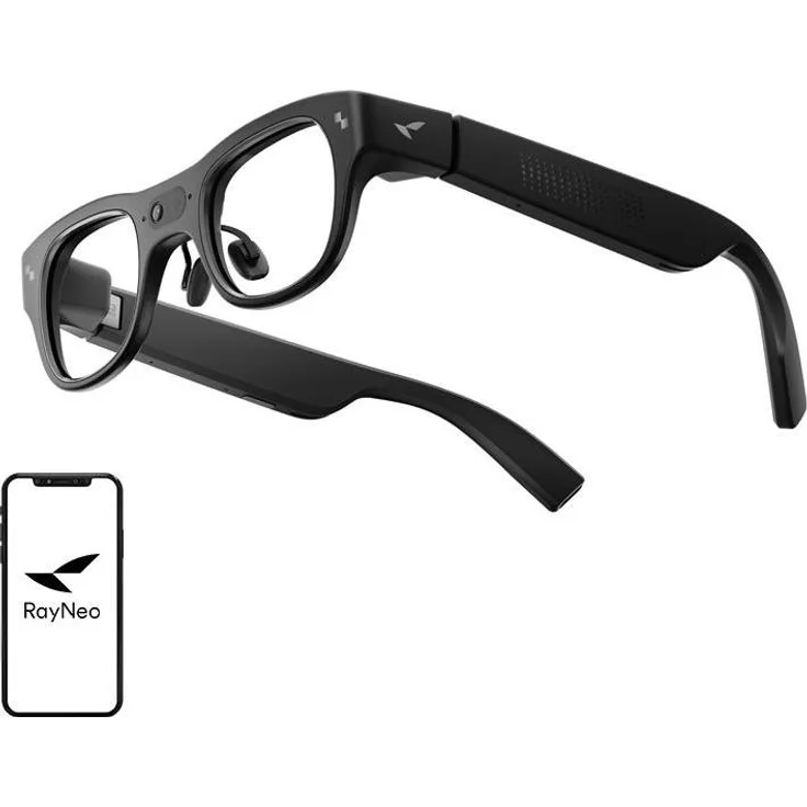 RayNeo X3 Pro, AR Brille, Schwarz