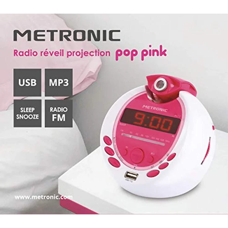 Metronic Miss Angel MP3 Radio Radio-Radiowecker USB-Anschluss – Bild 10