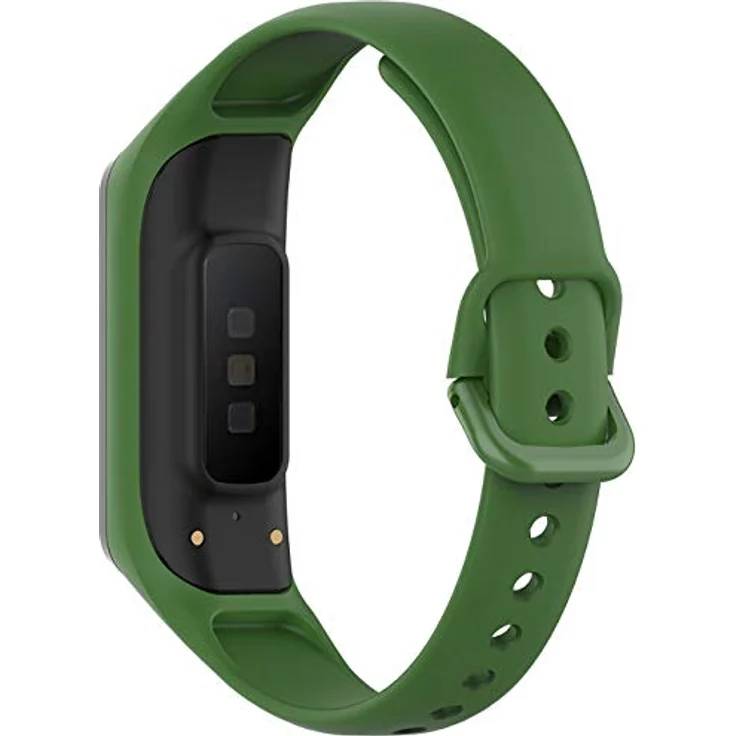 Shieranlee Kompatibel mit Galaxy Fit e SM-R375, Weiches Silikon Sport Ersatzarmband, Schwarz, Für 5.5"-8.1" Handgelenke, Schnelle Installation und Anpassung – Bild 5