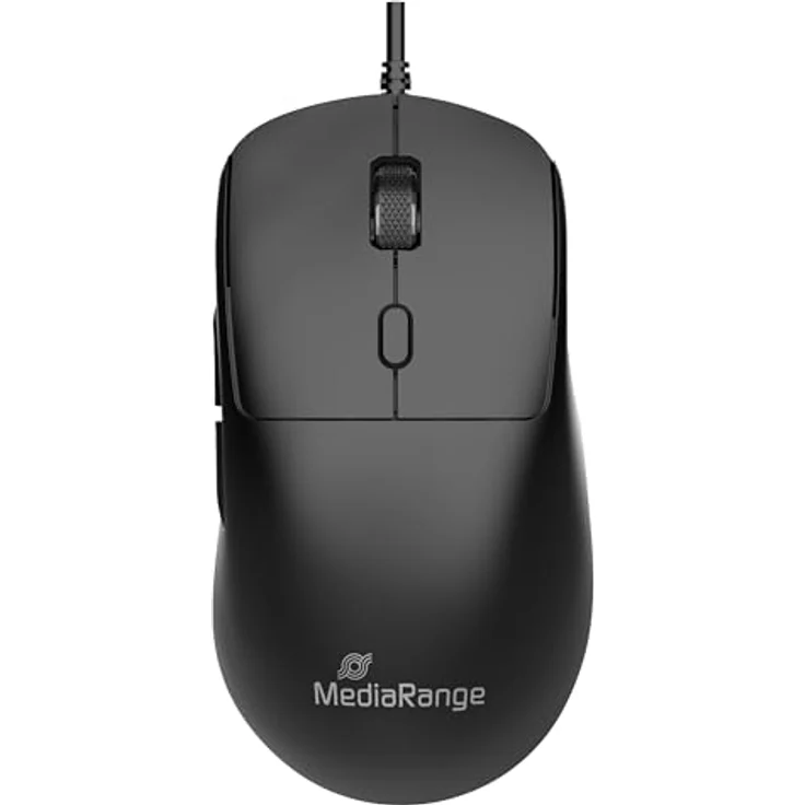 MediaRange Maus MR-MUSB-C, 6 Tasten, kabelgebunden, USB-C, einstellbare DPI von 800-2400, ergonomisches Design – Bild 1
