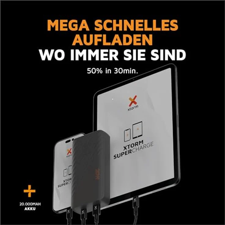 Xtorm Go2 Powerbank - 20.000mAh 20W - Fan Edition - Leistungsstarke Powerbank - Tragbarer Akku geeignet für iPhone und Samsung - Nachhaltige Technologie – Bild 2