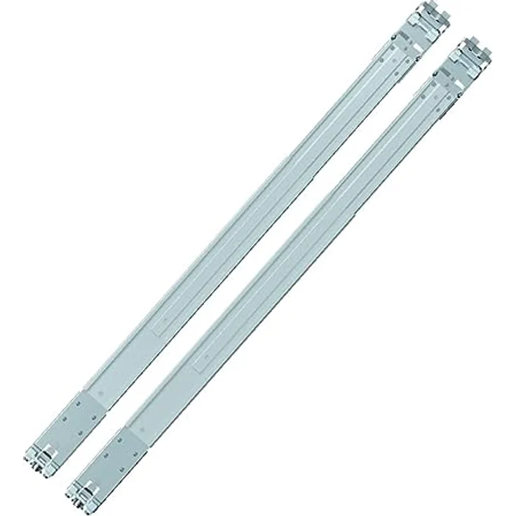 Synology Rackschienen-Set RKS-02, Server-Zubehör für Montageposten ab 450 mm, silber – Bild 1