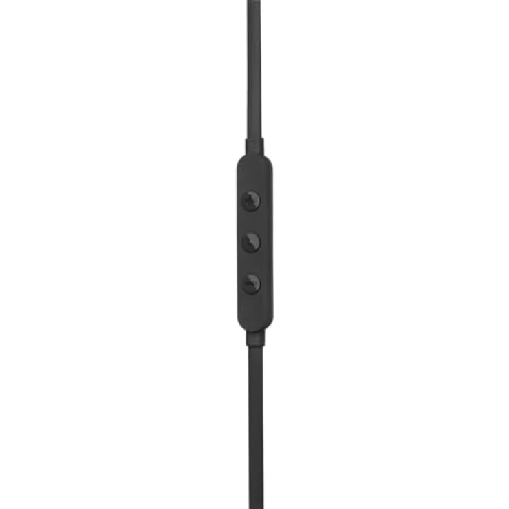 JBL Tune 305C Hi-Res Wired Earbuds with Microphone and USB-C, Flat Tangle-Free Cable, 3-Button Remote, EQ Presets Control and Volume Adjustment, in Black – Bild 2