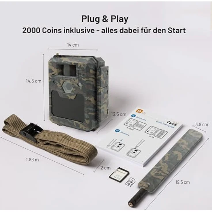 ICUserver ICU CLOM Cam 6, Wildkamera mit Full-HD-Nachtsicht, 30 % verbesserter Konnektivität und SMS-Befehlen – Bild 7