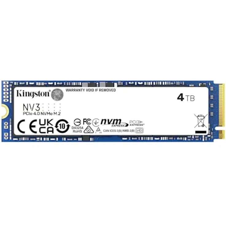 Kingston NV3 NVMe PCIe 4.0 Interne SSD 2TB M.2 2280-SNV3S/4000G, Gen 4x4 NVMe PCIe-Leistung