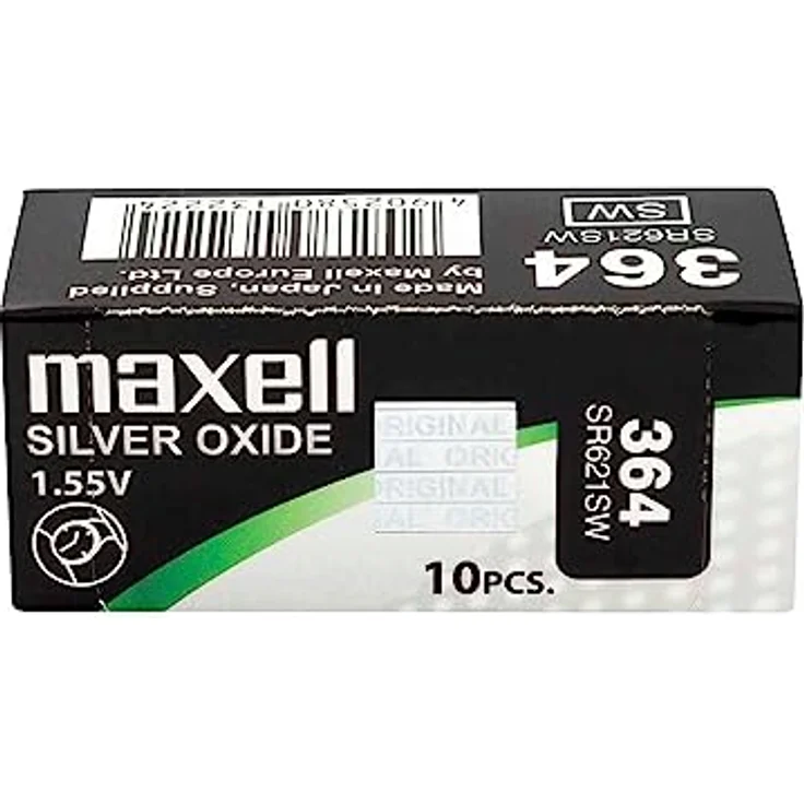 MAXELL 364 Uhrenbatterie SR621SW – Bild 3