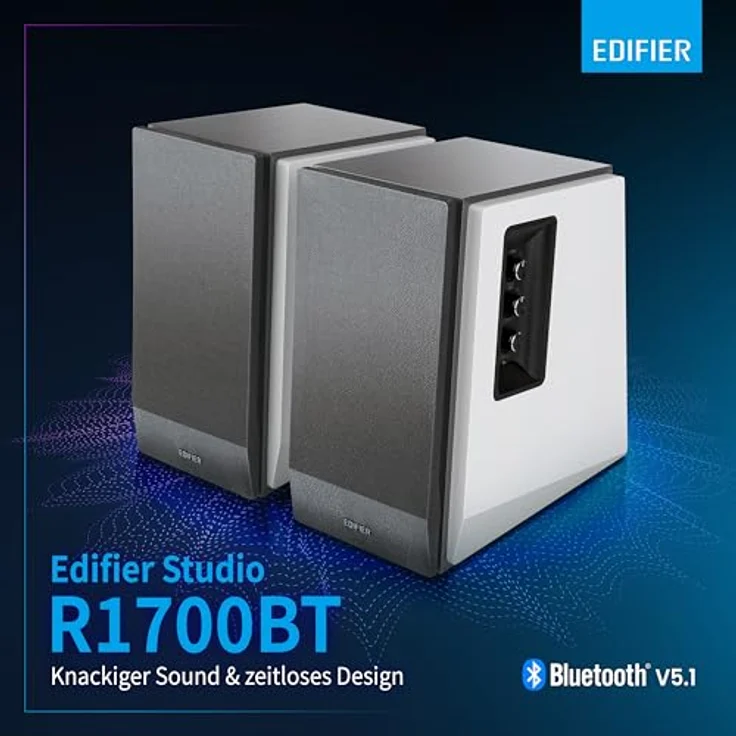 Aktivboxen Edifier Studio R1700BT 2.0 weiß-silber Bluetooth – Bild 2