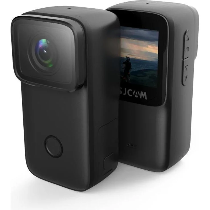 Sjcam C200 Action Cam, 4K Aufnahmen, 6-Achsen-Gyro-Bildstabilisator, WLAN, schwarz