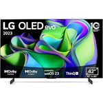 LG OLED42C31LA TV 106 cm (42 Zoll) OLED evo Fernseher (Smart TV, Filmmaker Mode, 120 Hz) [Modelljahr 2023]