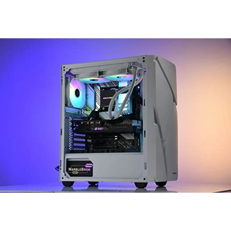 Enermax MARBLEBRON ATX ARGB Gaming PC Netzteil 850W 80Plus Bronze (Semi Modular) Flachbandkabel, EMB850EWT-W-RGB, Weiss – Bild 5