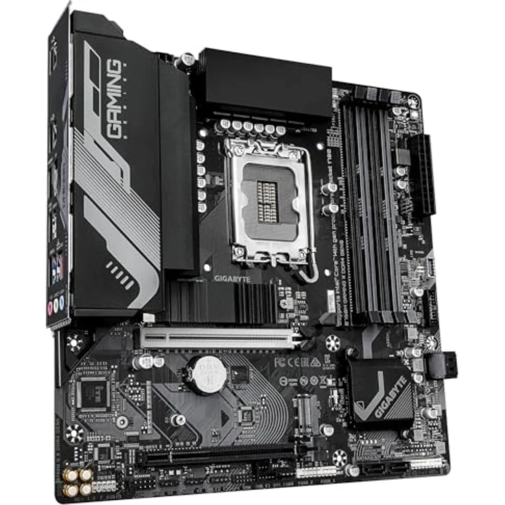 GIGABYTE B760M Gaming X DDR4 GEN5 Mainboard – Unterstützung für Intel Core Prozessoren 14. Generation, 8+1+1 Phasen VRM, bis zu 3200 MHz DDR4, 2 x PCIe 4.0 M.2, 2.5 GbE LAN, USB 3.2 Gen 1 – Bild 3