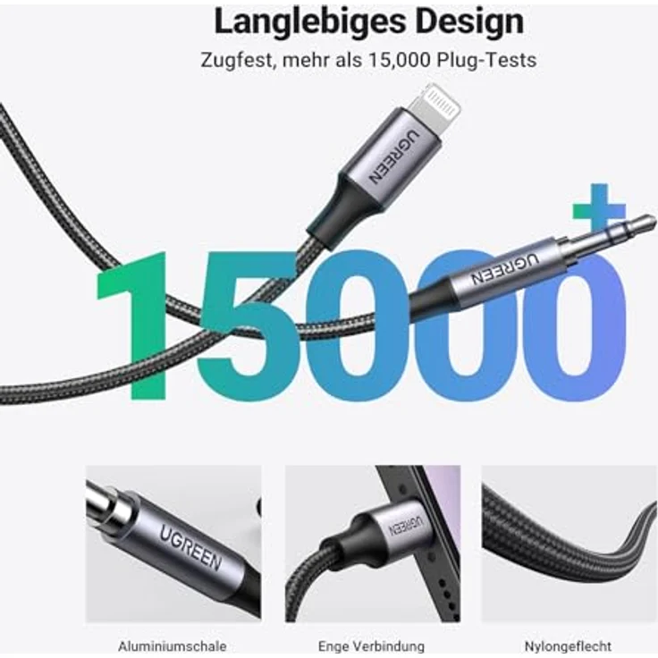 UGREEN Lightning to 3.5mm Adapter Cable 1m – Bild 5