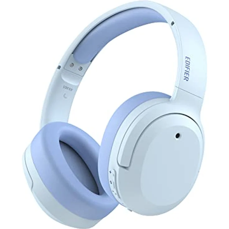 Edifier W820NB Plus Hybrid Aktiver Geräuschunterdrückung Kopfhörer - LDAC Codec - Hi-Res Audio Wireless & Wired - Schnelllade - 49 Stunden Spielzeit - Over Ear Bluetooth V5.2 Kopfhörer - Blau – Bild 1