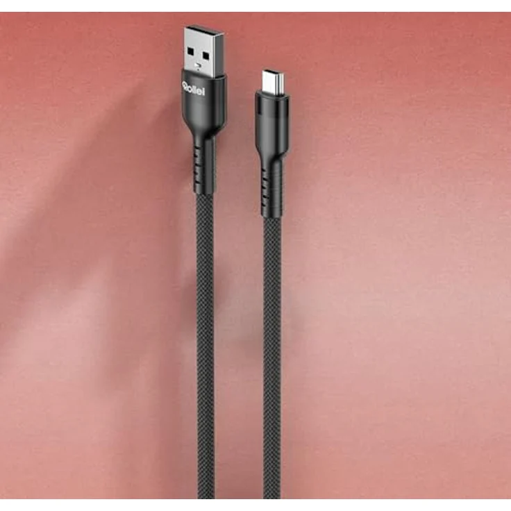 Rollei USB-A/Mini-USB B5-Kabel, 1,2 m, 480 Mbps Übertragungsgeschwindigkeit – Bild 2