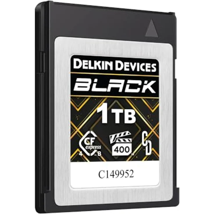 Delkin BLACK CFexpress™ Type B 4.0 VPG400 Card, 1 TB mit 3130 MB/s Schreib- und 3630 MB/s Lesegeschwindigkeit für 8K-Videoaufnahme – Bild 2