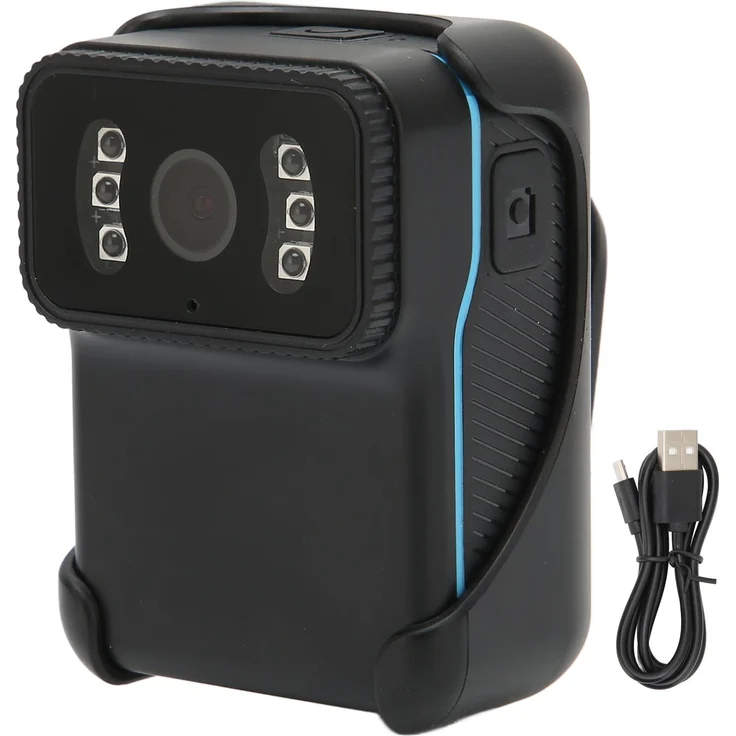 Lixada Action-Kamera HD 25 fps mit Nachtsicht und WLAN, tragbar mit Loop-Aufnahme und 900-mAh-Akku