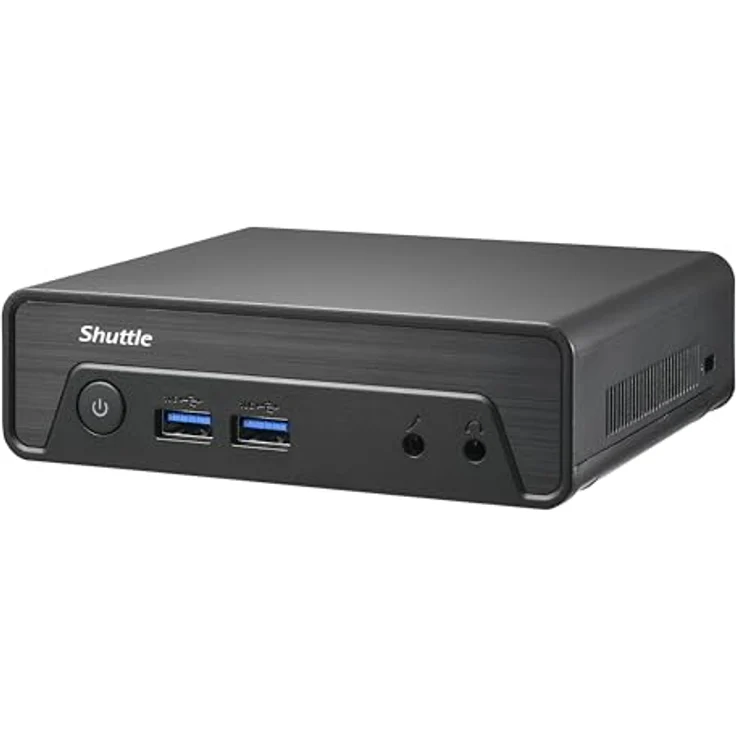 Shuttle Barebone XPC Nano NE10N, lüfterloser Desktop-PC mit Intel N100, 1xSODIMM, 1xM.2, HDMI, 4K/60Hz Unterstützung – Bild 4