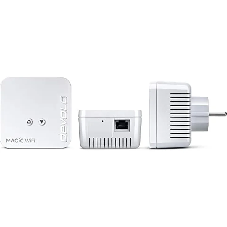 Devolo Magic 1 WiFi Mini Starter Kit (1x Magic 1 WiFi Mini, 1x Magic 1 LAN), Ethernet, Powerline, 1200 MBps, weiß – Bild 3