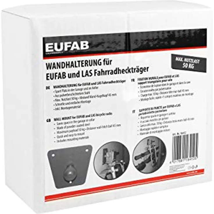 EUFAB 16412 Wandhalterung für Fahrradträger – Bild 8