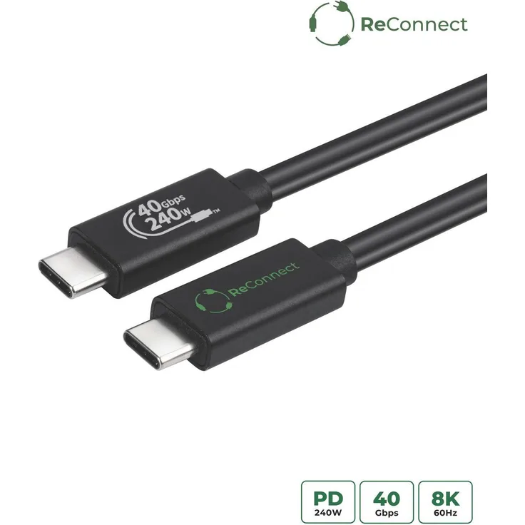 MicroConnect ECO-USB4CC05, USB-Kabel, 0.5m Länge