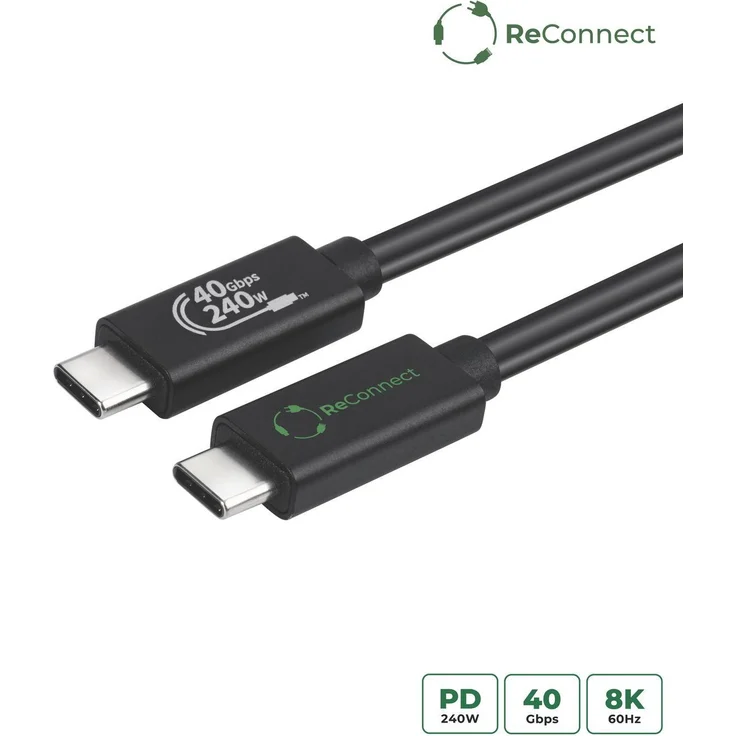 MicroConnect ECO-USB4CC05, USB-Kabel, 0.5m Länge