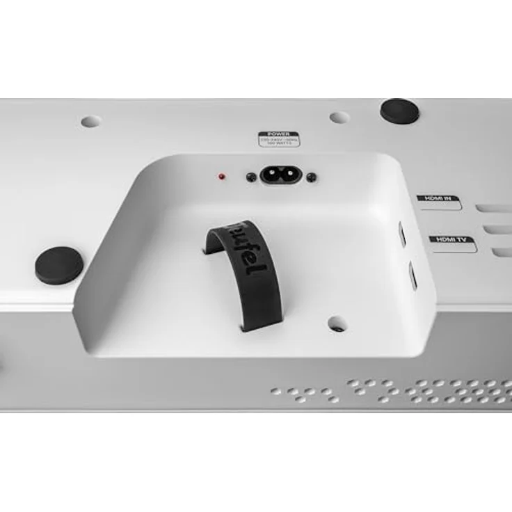 Teufel CINEBAR 22 Power Edition, 7.1 Dolby Atmos Soundbar mit kabellosem Subwoofer, 8 Tönern, 4K-Pass-Through, HDMI ARC, Touch Panel - weiß – Bild 5