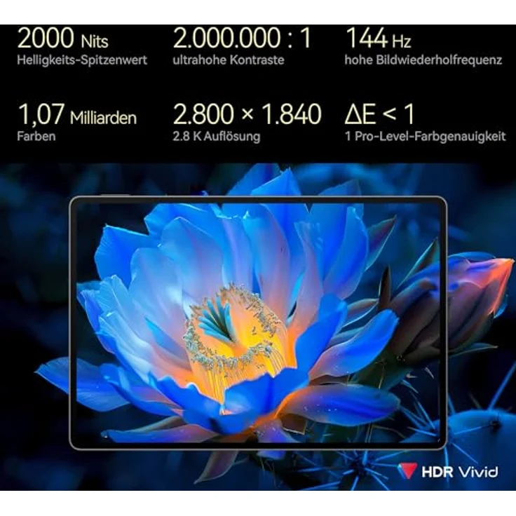 HUAWEI MatePad Pro 12.2“ PaperMatte Edition Tablet, 2.8K Tandem OLED FullView Display, 144 Hz Bildwiederholfrequenz, 12GB+512GB, Glide Keyboard, 10.100 mAh Akku, Profi GoPaint App, Gold – Bild 3
