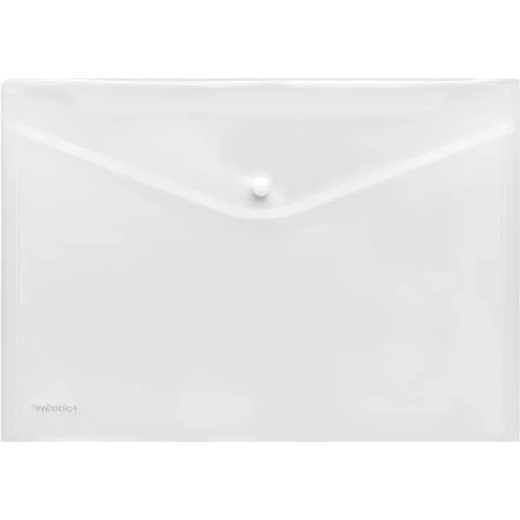 Foldersys Dokumententasche 40111-00, A4, transparent-klar, für 100 Blatt, 10 Stück – Bild 2