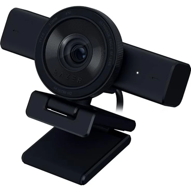 Razer Kiyo V2 Webcam, 4K @ 30 FPS, KI-Autofokus, HDR, ultra-weitwinkel, automatische Belichtung und Weißabgleich, schwarz – Bild 1