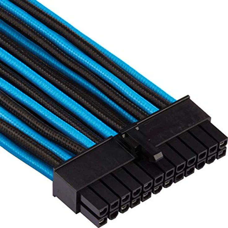 Corsair Premium individually sleeved pro kit (Type 4, Generation 4) - Stromkabelkit - Schwarz, Blau (CP-8920228) – Bild 2