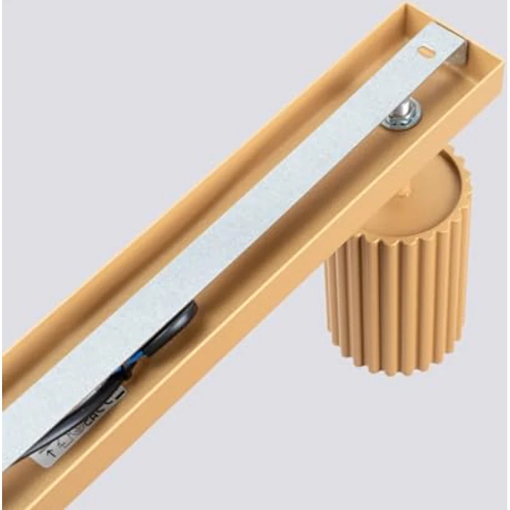 SOLLUX lighting Deckenlampe 3 Flammig Aluminium Karbon Gold, energieeffiziente Beleuchtung mit minimalistischem Design – Bild 4