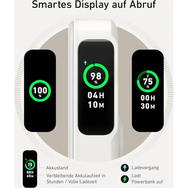 Anker MagGo Powerbank, Qi2-zertifiziert 15W MagSafe-kompatibles Ladegerät, 10.000mAh, Display & klappbarer Ständer, Für iPhone 15/14, Mit USB-C Kabel – Bild 3