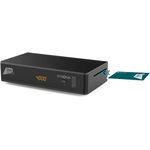 STRONG tivùsat HD SRT7807 Set-Top-Box, 2 Meter HDMI 2.1 Kabel, SmartCard, Schwarz