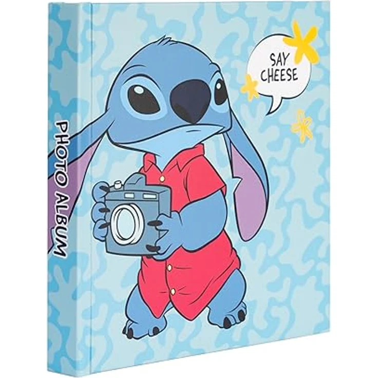 Grupo Erik Disney Stitch Selbstklebendes Fotoalbum, hochwertig mit viel Platz für Erinnerungen – Bild 1